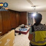 Habitación donde vivían algunos de los trabajadores