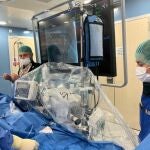 El procedimiento se llevó a cabo durante una angioplastia en un paciente de 47 años con cardiopatía isquémica