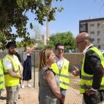 Bernabé visita las obras de la CHJ en el barranco del Poyo sin Miguel Polo, que sigue sin comparecer