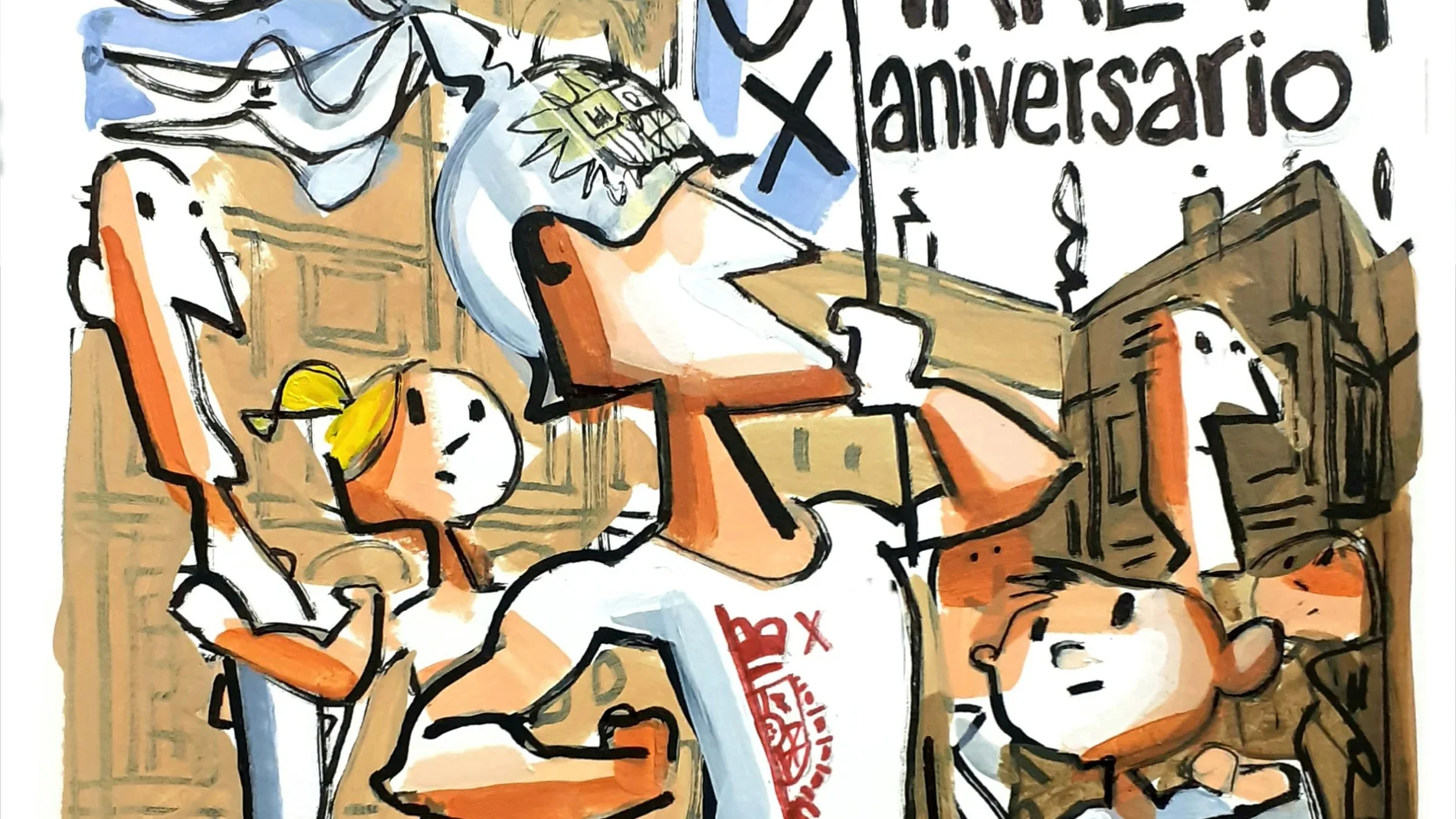 El cartel que anuncia la carrera