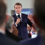 French President Macron attends inauguration of France Services house in Wallers