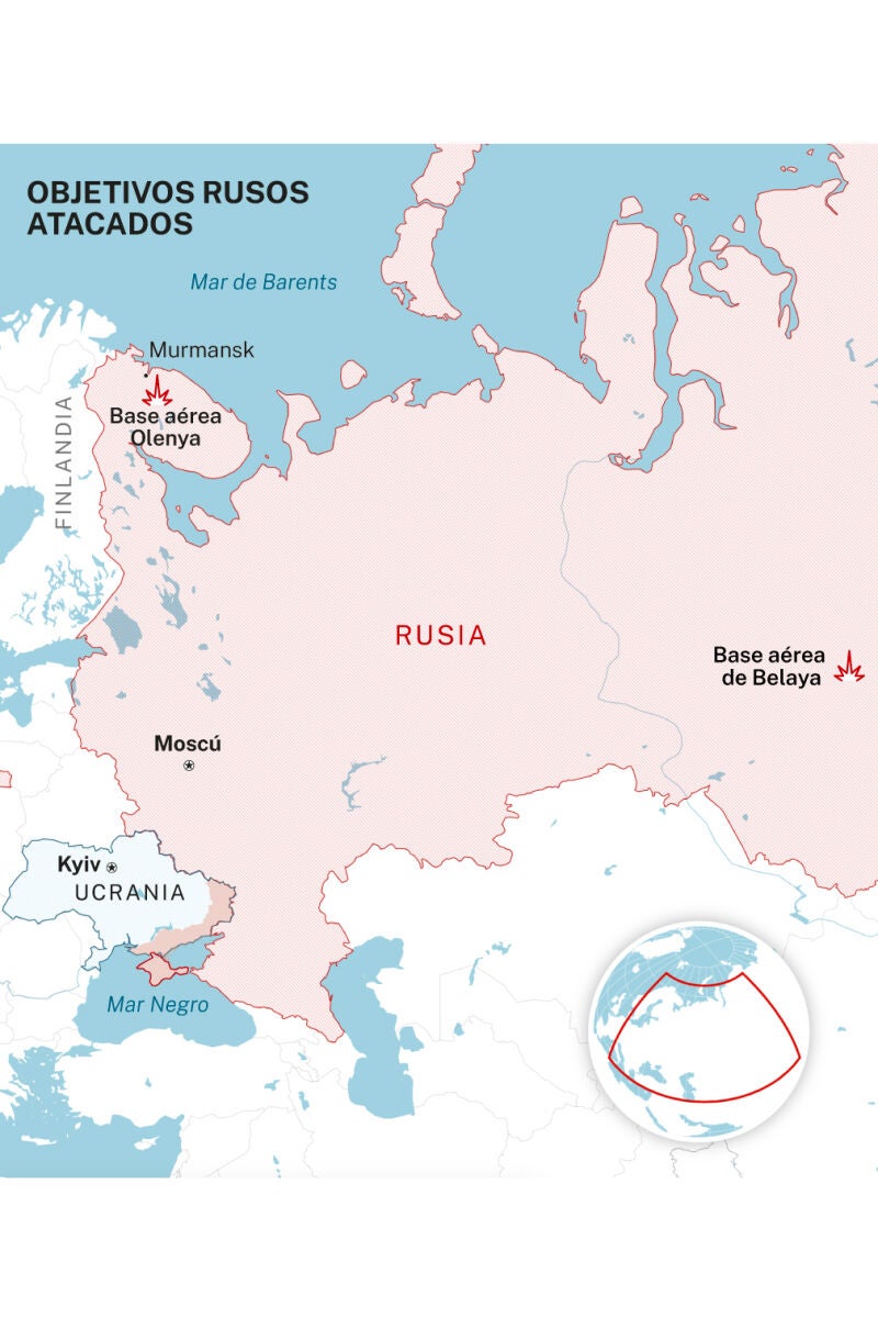 Ataque en territorio ruso