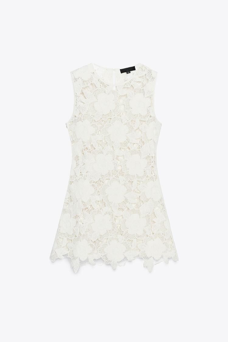 Vestido crochet.