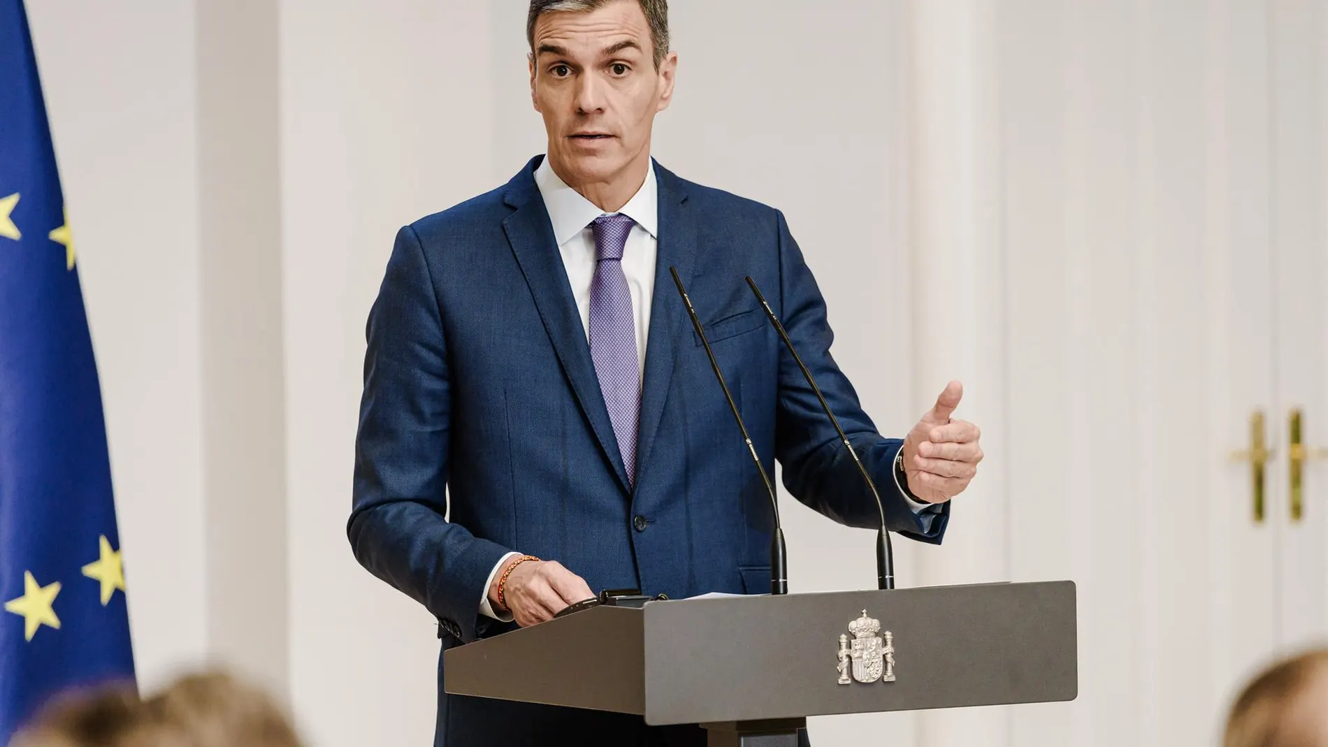 Economía/Paro.- Sánchez celebra el nuevo récord de afiliación y el descenso del paro: "Nuestras políticas funcionan"