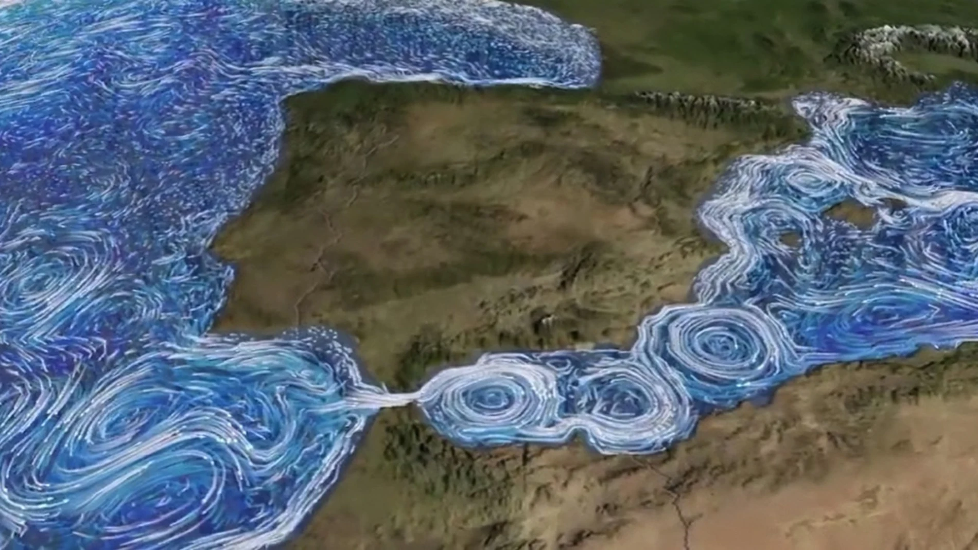 Corrientes de aire y plagas de polillas desde África