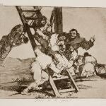 «Duro es el paso!» (1810-1814), aguafuerte en el que Francisco de Goya recreó una escena de ejecución