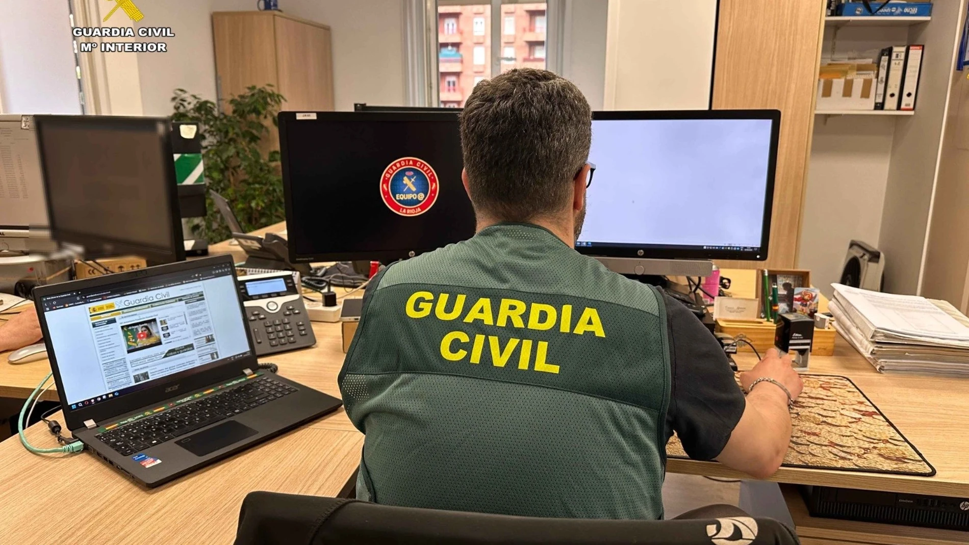 La Guardia Civil alerta sobre estafas online bajo el método del "buen empleado" en empresas riojanas REMITIDA / HANDOUT por GUARDIA CIVIL LA RIOJA Fotografía remitida a medios de comunicación exclusivamente para ilustrar la noticia a la que hace referencia la imagen, y citando la procedencia de la imagen en la firma 03/06/2025