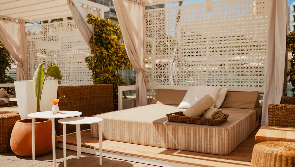 Camas balinesas de Nikki Beach Mallorca