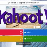 Una pregunta tipo "Quiz", con cuatro respuestas, en la plataforma de Kahoot