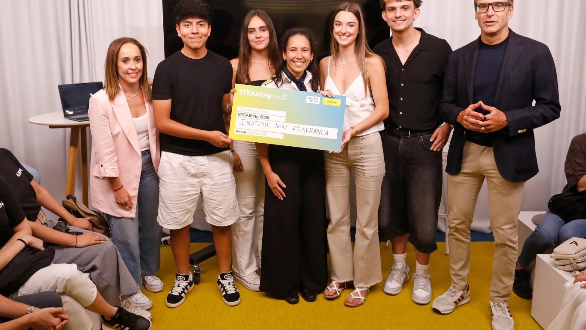 Los ganadores del programa 'Steaming: dando alas al talento femenino'. REMITIDA / HANDOUT por FUNDACIÓN PRINCESA DE GIRONA Fotografía remitida a medios de comunicación exclusivamente para ilustrar la noticia a la que hace referencia la imagen, y citando la procedencia de la imagen en la firma 05/06/2025