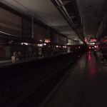 La estación de Benimaclet, a oscuras