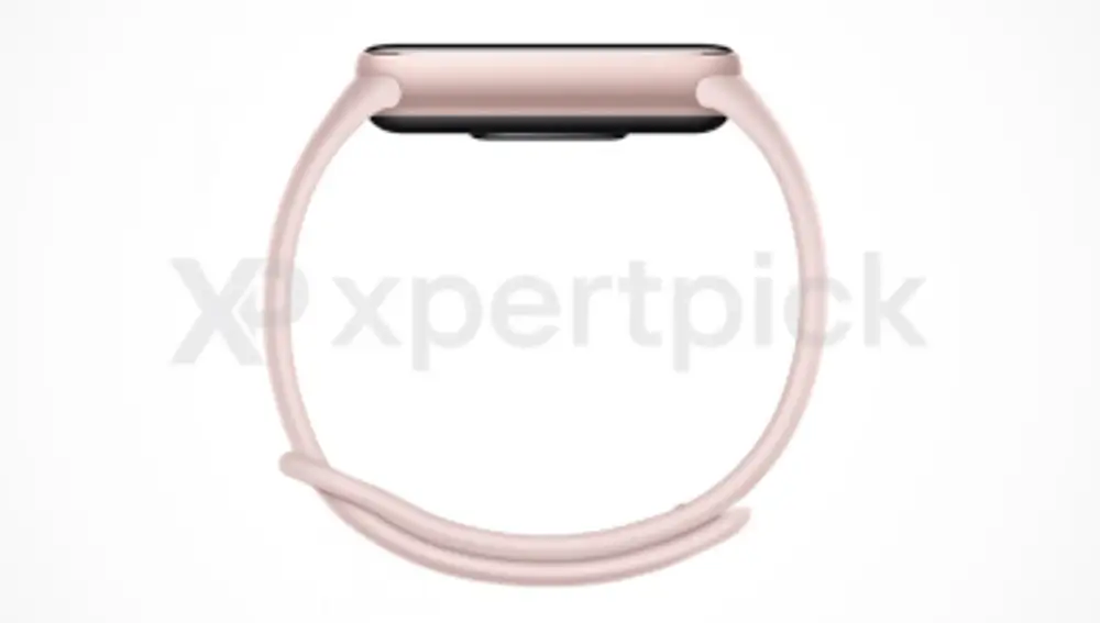 Aspecto lateral de la próxima pulsera de actividad de Xiaomi