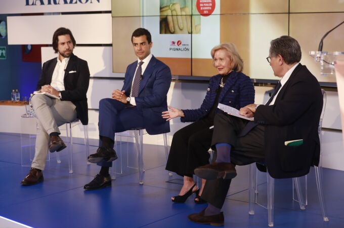 De izda a dcha: Pablo Uribe, Juan Gonzalo Ospina, María Clara Ospina y Francisco Marhuenda