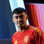 Alberto Moleiro, en la concentración de la Selección española sub-21