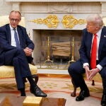 US President Trump meets German Chancellor Merz at the White House