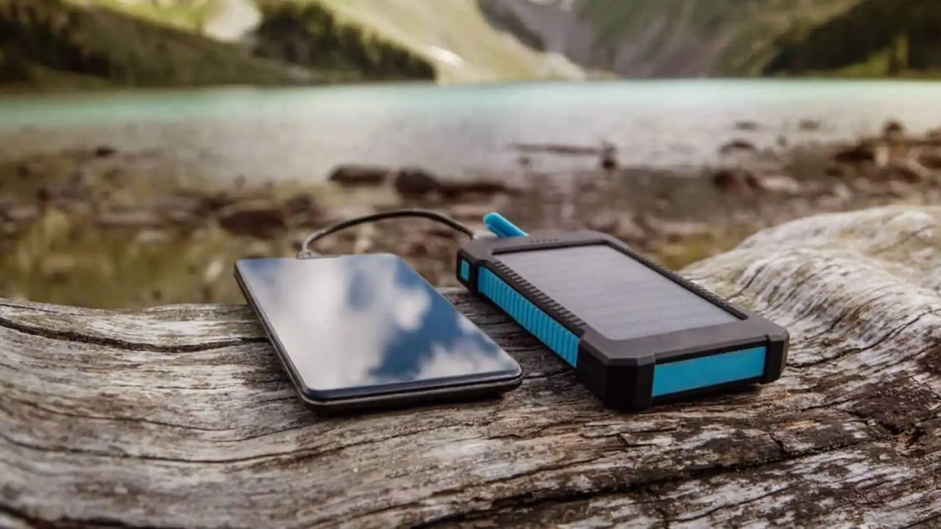 Powerbank con cargador solar