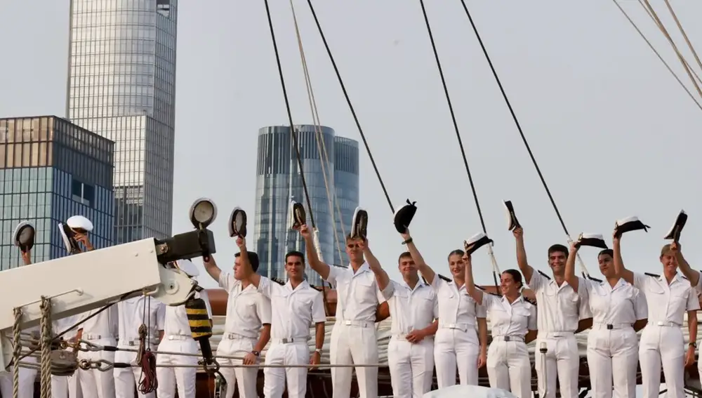 La Princesa Leonor llega a Nueva York, última escala del buque escuela Elcano. Así será su agenda en la Gran Manzana