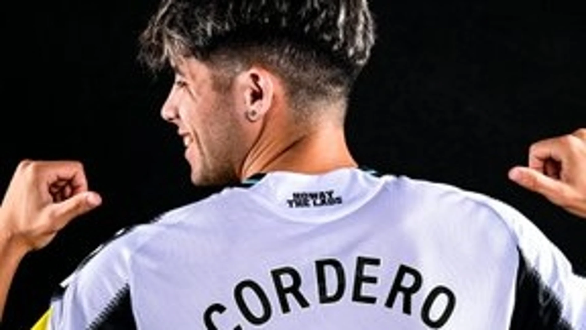 Antoñito Cordero con el Newcastle