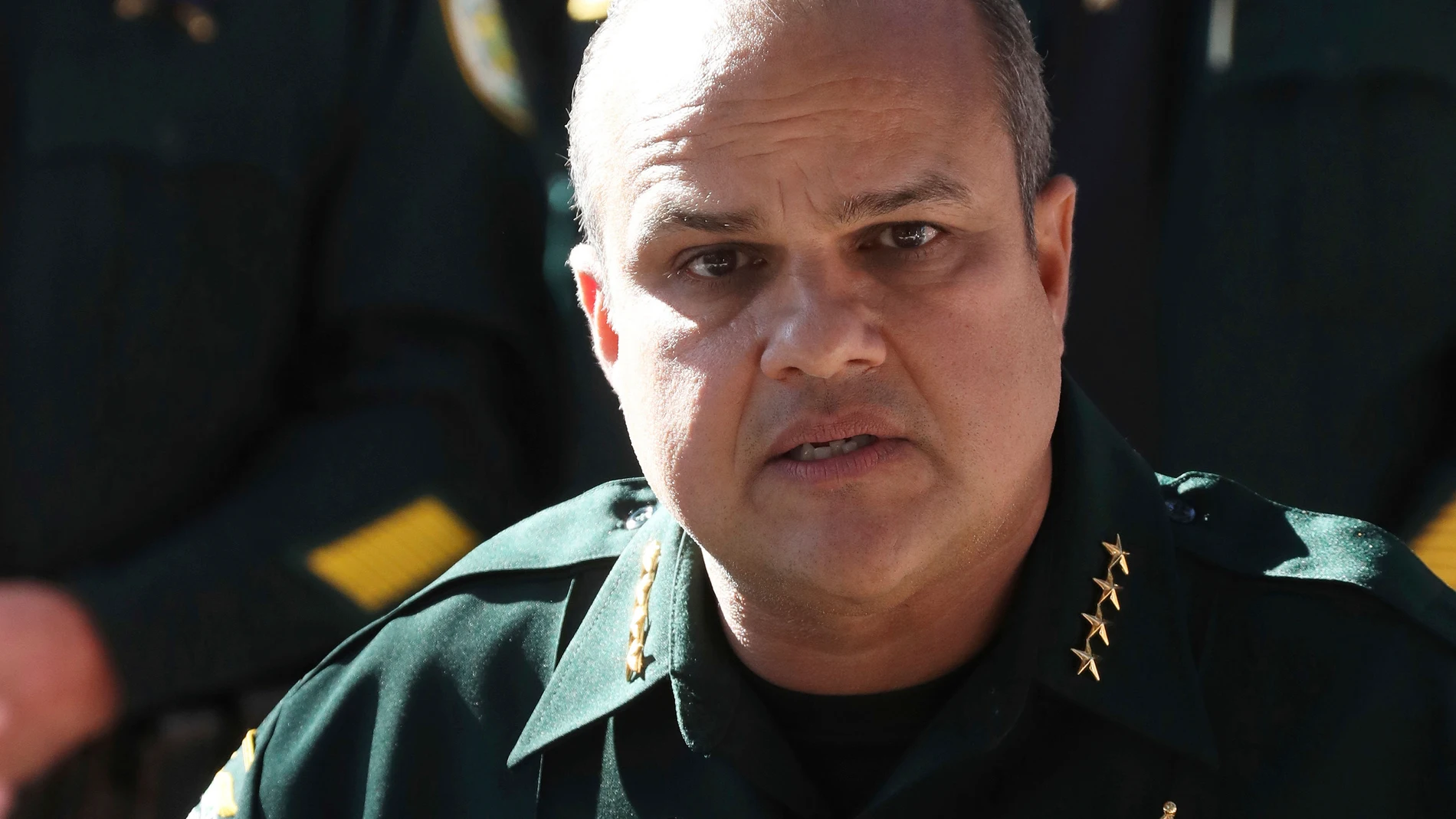 This 2021 photo shows Osceola County Sheriff Marcos Lopez. (Ricardo Ramirez Buxeda/Orlando Sentinel via AP)