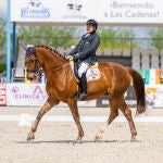 Félix Gómez, en plena competición