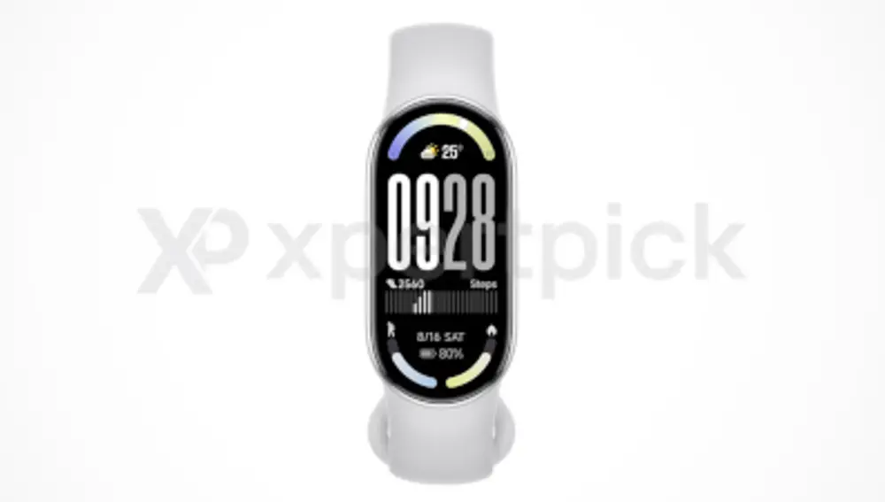 Frontal de la futura Xiaomi SmartBand10