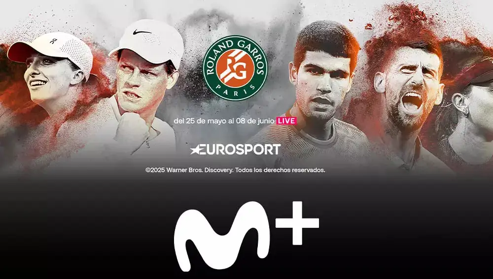 Roland Garros en Movistar Plus+