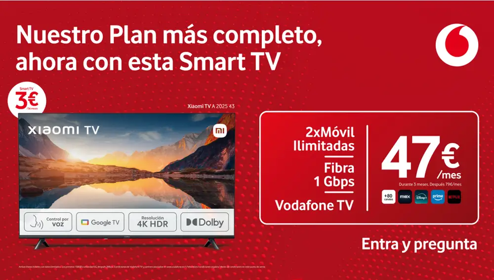 Está disponible con el plan más completo de la operadora