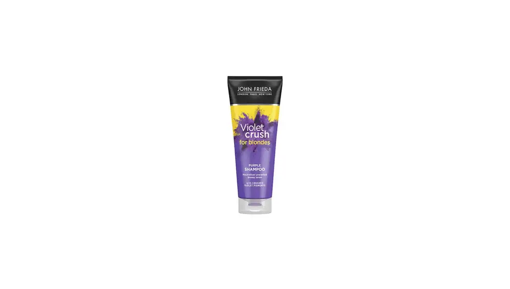 Violet crush for blondes.