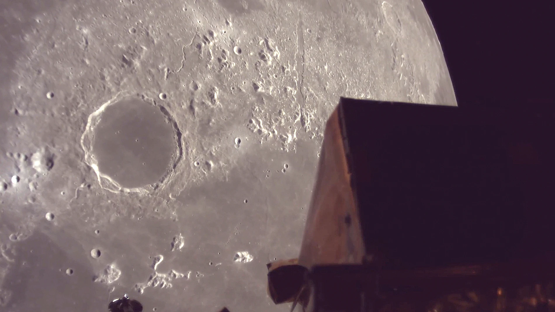 This image provided by ispace, inc. shows the Resilience lander circling the moon, Wednesday June 4, 2025. (ispace, inc. via AP)