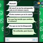 Imagen del wasap fraudulento