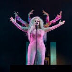 Alaska en la actuación de Fangoria en el Spring Festival en Alicante