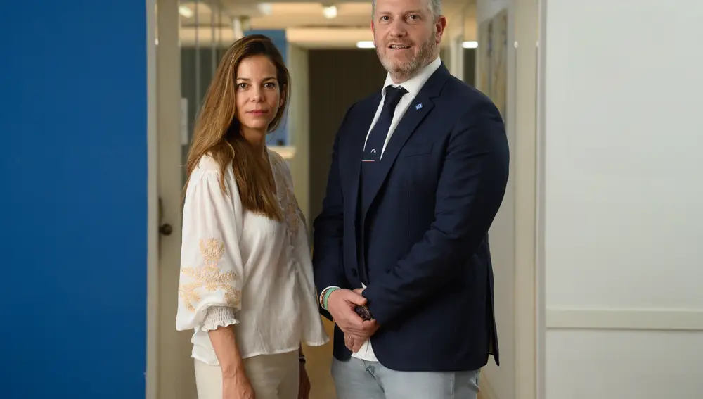 Nora Junco y Diego Solier, ahora eurodiputados del grupo europeo de Conservadores y Reformistas, tras apartarse de Se Acabó la Fiesta