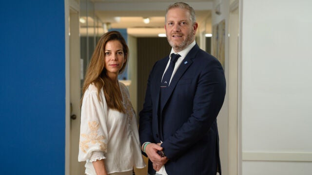 Nora Junco y Diego Solier, ahora eurodiputados del grupo europeo de Conservadores y Reformistas, tras apartarse de Se Acabó la Fiesta