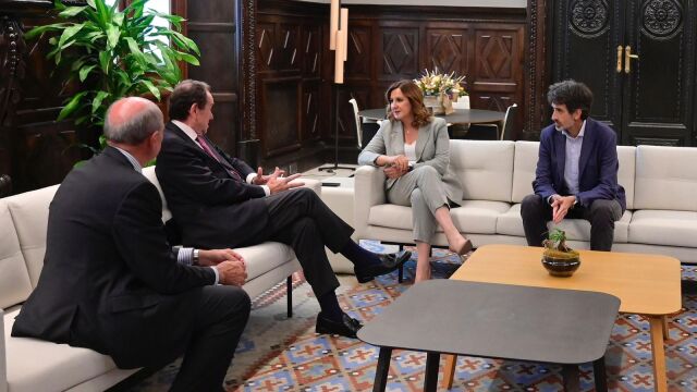 Catalá con el presidente de la Fundación Iberdrola