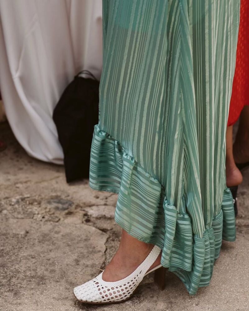 Calzado cómodo para bodas de verano.