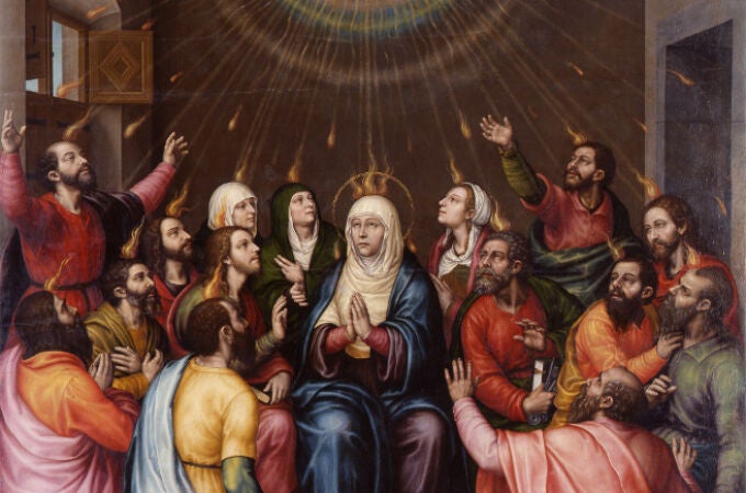  Óleo sobre tabla de Nicolás Borrás (ca. 1575-1600), del Monasterio de San Jerónimo de Cotalba, Alfauir (Valencia)  