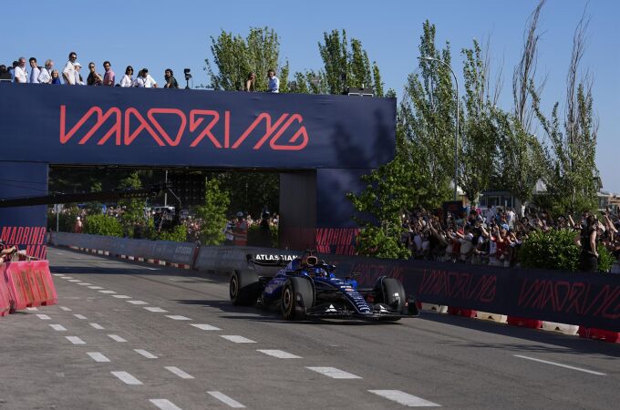 Fórmula 1.- Carlos Sainz se exhibe en el futuro Madring "como aperitivo de lo que viene"