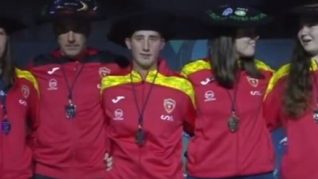 La selección española de pelota vasca