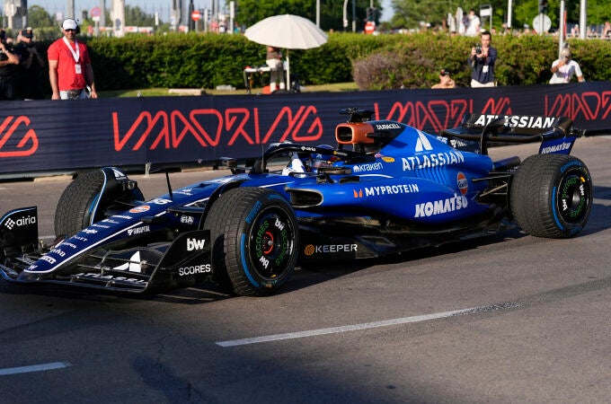 Exhibition with Williams at the future Madring F1 circuit