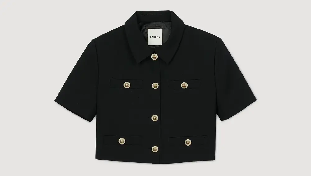 Chaqueta de manga corta.