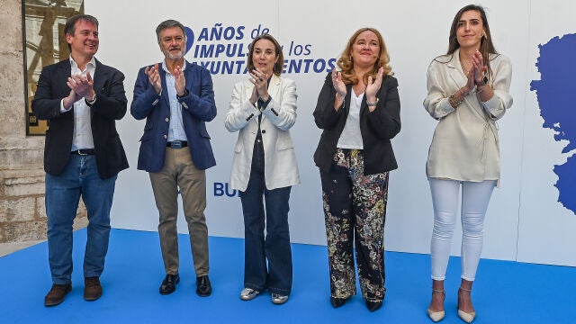 Borja Suárez, Francisco Vázquez, Cuca Gamarra, Cristina Ayala y Alejandra Ballesteros