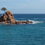 Imagen de una playa catalana