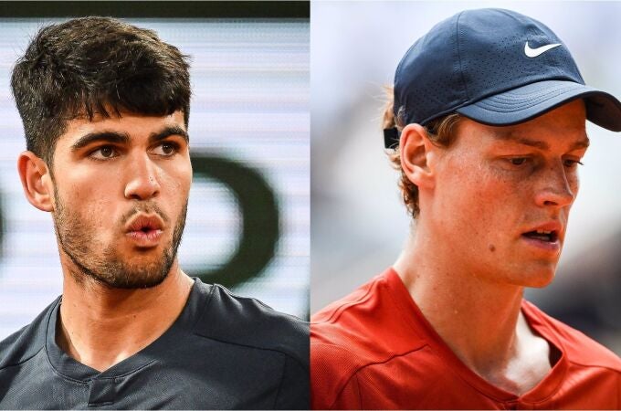 Alcaraz y Sinner, finalistas de Roland Garros