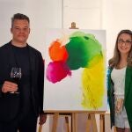 La obra "¿Quieres baliar?" de Karla Lagos Gatica, nueva etiqueta del vino "Primero 2025" de Fariña