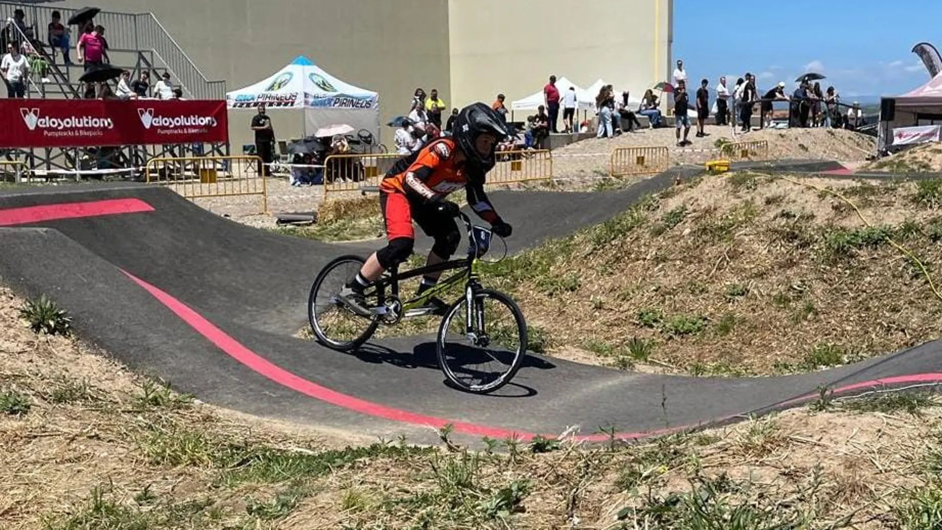 Aritz, durante la prueba en La Rioja