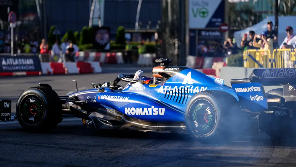 Exhibition with Williams at the future Madring F1 circuit
