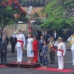 Los Reyes presidieron hoy el desfile de las Fuerzas Armadas