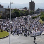 Manifestación por las calles de Ponferrada