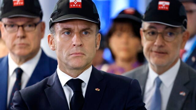 El presidente francés en una visita a Monaco