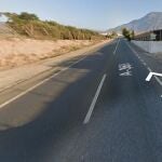 Imagen de la A-358 donde ha ocurrido el suceso